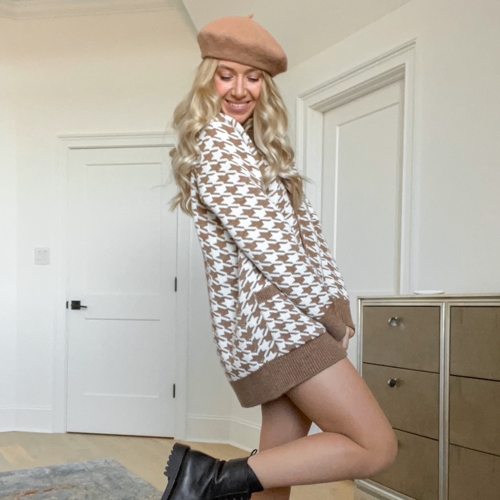Cardigan as a dress